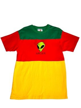 👽 Whatever Forever HREAM Alien Color Block Tee